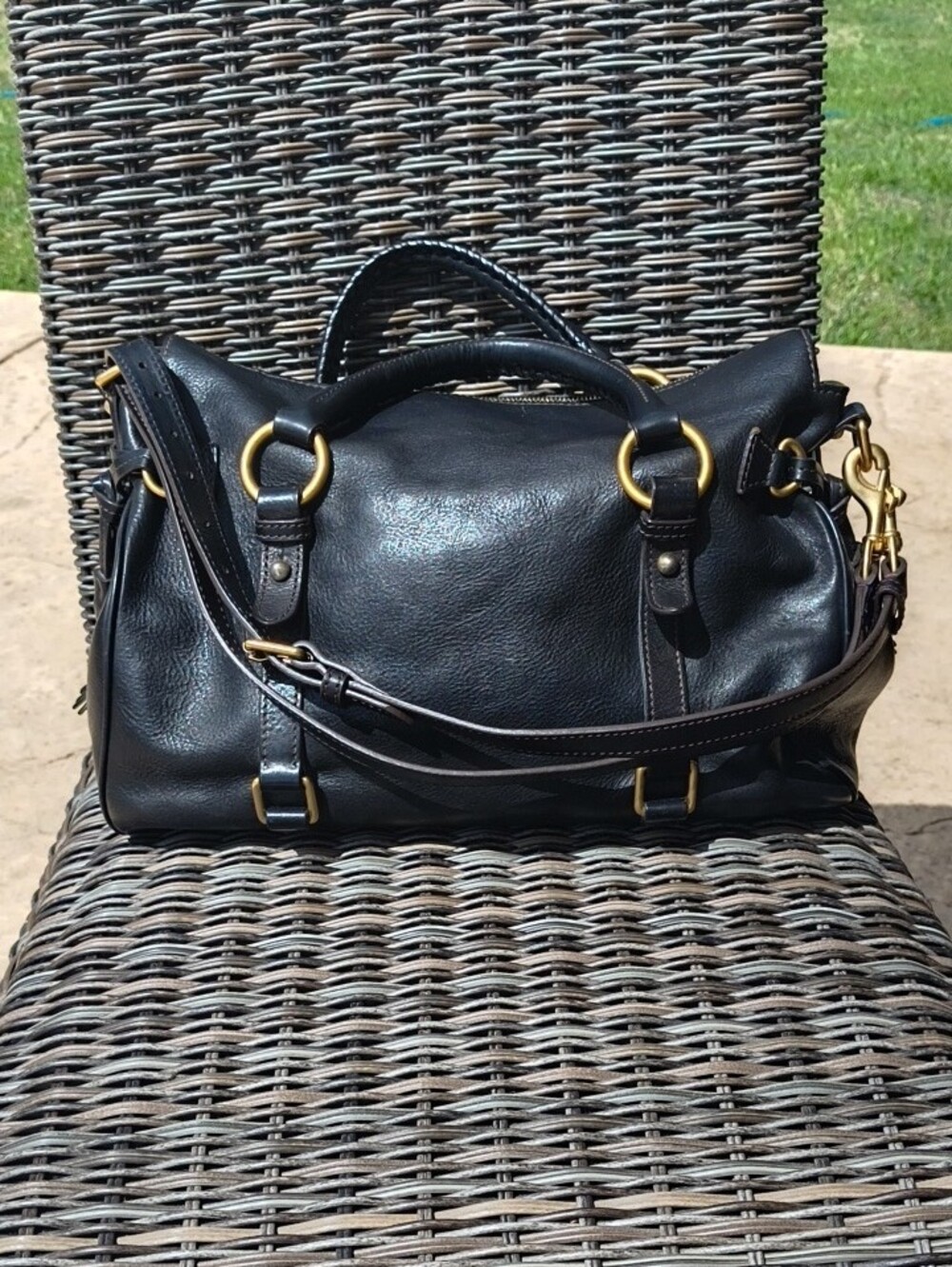 Dooney And Bourke Large Florentine Satchel - Picture 2 of 7